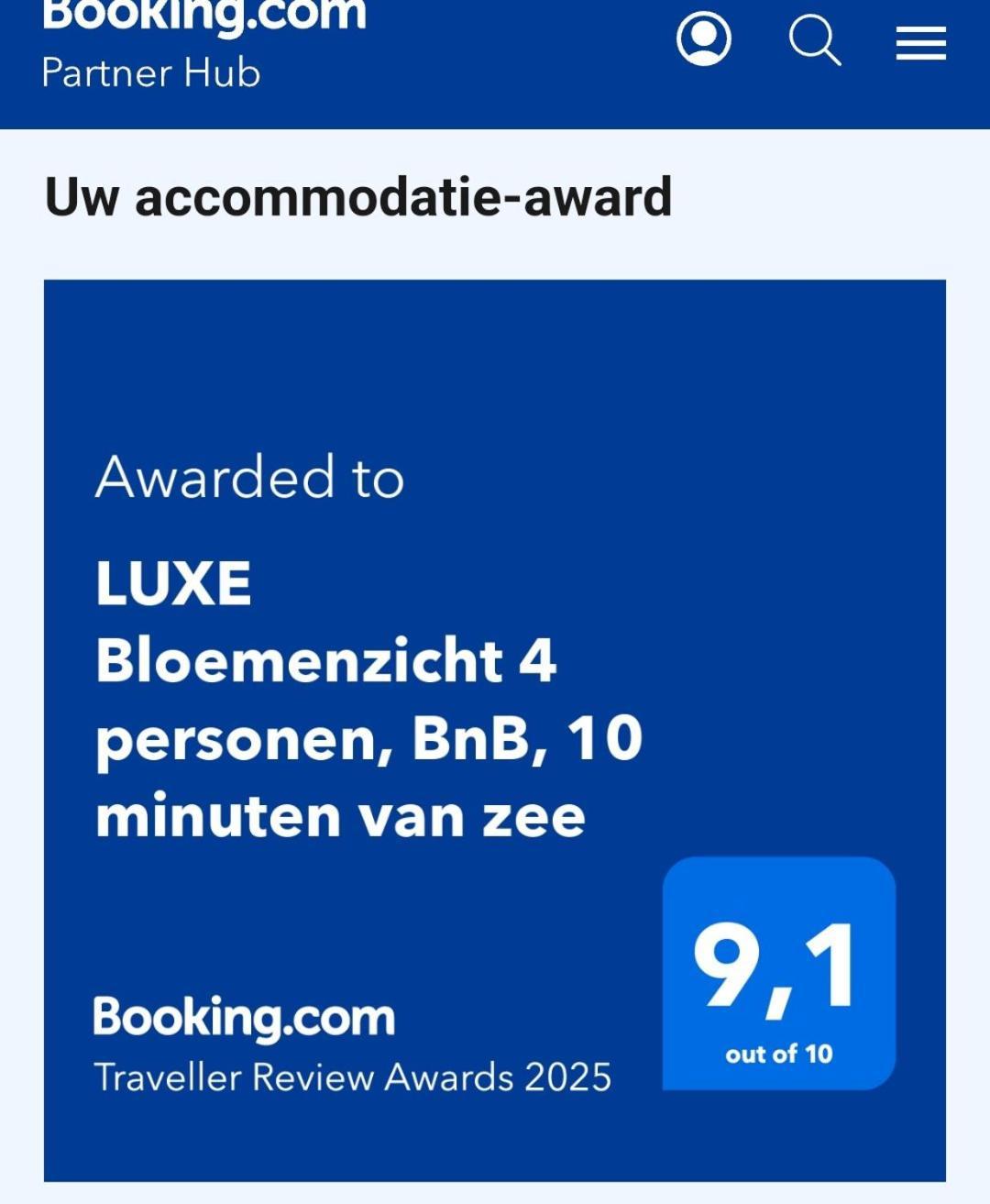 Luxe Bloemenzicht 4 Personen, Bnb, 10 Minuten Van Zee Breezand Luaran gambar